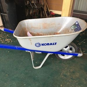 Cobalt Wheel Barrel